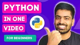 Python in one video - Learn Complete Python in 2.5 Hours for Beginners 🔥| Full Course