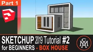 Sketchup Modern House Tutorial | Box House - part 1