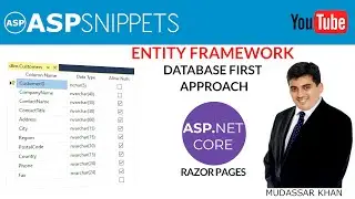 Implement Entity Framework Database First Approach in ASP.Net Core Razor Pages