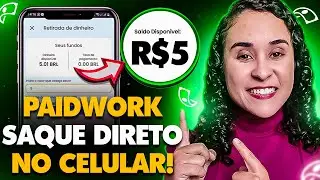 PAIDWORK PAGOU! Aprenda como sacar do aplicativo e receber no Pix (SIMPLES E RÁPIDO)