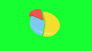 Pie Chart Green Screen Video - Stock Video Footage - No Copyright Animated Videos