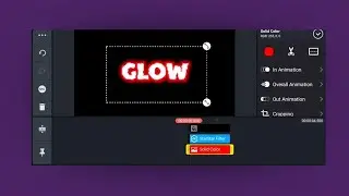 How To Make Glowing Text In Kinemaster || Glowing Text In Kinemaster.