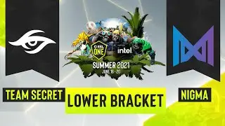 Dota2 - Team Secret vs. Team Nigma - Game 3 - ESL One Summer 2021 - Lower Bracket