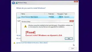 The partition contains one or more dynamic volumes that are not supported partition [ Solved]
