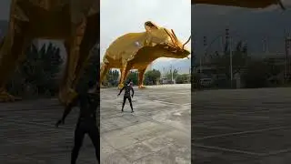 Playing football to unblock the golden statue 🗿3D Special Effects  | 3D Animation #shorts #vfxhd