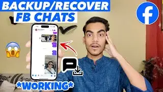 How To Backup Messenger Chat |Facebook Chat Backup Kaise Kare |How To Backup Facebook Messenger Chat