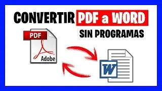 🥇 Convertir PDF a Word y de Word a PDF Sin Programas con PDF Candy Online ✅⚡