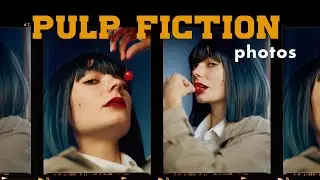 Pulp Fiction inspired film portraits