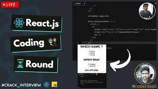 React JS Live Code Interview Round  (Mock)