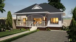 BUNGALOW HOUSE DESIGN WITH AMAZING FLOOR PLAN & INTERIOR WALKTHROUGH