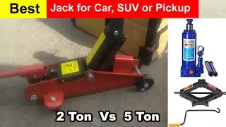 best jack for car or suv, hydraulic jack vs scissor screw jack, strongest hydraulic car jack