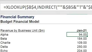 XLOOKUP formula across multiple sheets