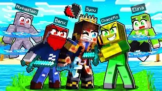 SYou VERLIERT ein HERZ wegen 1 VS. 4 gegen BENX, ChaosFlo, Alphastein und Elina? (Minecraft HELDEN)