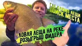 Ловля леща фидером на реке. Но есть нюансы...