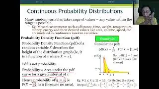 Discrete and Continuous Distributions - 05 - Continuous Distributions (Part 2/3)
