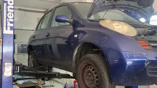 Nissan Micra K12 front bumper replacement