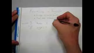Read and write fractions in English