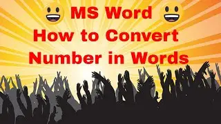 How to convert number in words 