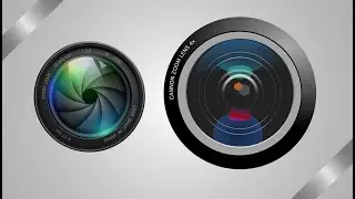 How To Design Logo 3d For Camera Lens- Gimp Tutorial- No Photoshop No illustrator