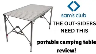 PORTABLE CAMPING TABLE REVIEW!