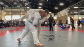 White Belt Ultra Heavyweight Master Wins First Gi Match Papercutter Submission Revolution 47