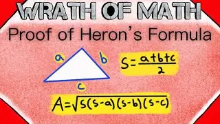 Proof: Herons Formula for the Area of a Triangle | Proofs, Geometry, Algebra