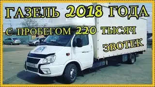 ГАЗЕЛЬ С ПРОБЕГОМ В 220 ТЫСЯЧ. 2018 ГОД ВЫПУСКА.