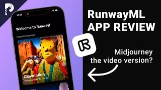 Gen-1 RunwayML APP First Review! AI Video Generator on iOS! Midjourney - The Video Version?