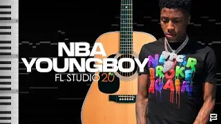 How To Make A BOUNCY MELODIC Beat From Scratch For NBA YOUNGBOY | FL Studio 20 Tutorial