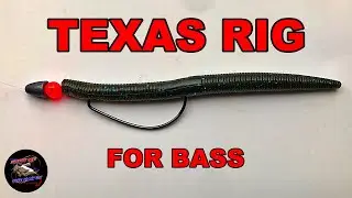 How to Tie a TEXAS RIG for Bass | Best Bass Rigs for Beginners