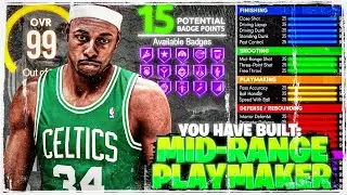 BEST RARE MID RANGE PLAYMAKER BUILD IN NBA 2K21 NEXT GEN! (BEST PIERCE PIERCE BUILD!)