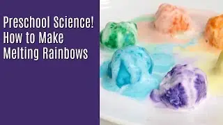 Melting Rainbow Science Activity for Kids