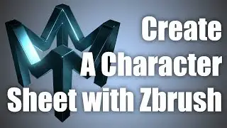 Creating A Character Sheet In Zbrush And Photoshop