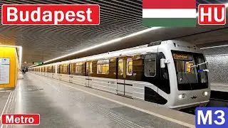 BUDAPEST METRO M3 / Budapesti metró M3 2024 [4K]