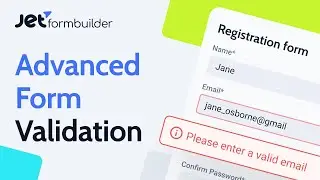 How to Create Advanced Form Validation in WordPress for Better Security | JetFormBuilder