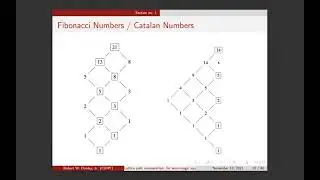 Research talk (11/12/2021):  Lattice path enumeration for semi-magic squares of size three