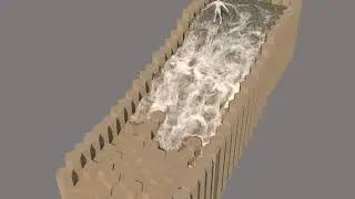 3ds Max - Phoenix FD Water Flow