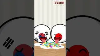 Cereal with milk | Funny breakfast eating #countryballs #trending #shorts #anime