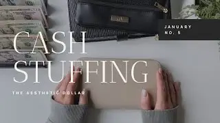 Cash Stuffing 🖤 | $1,575 | January No. 5 | Sinking Funds + Savings Challenges | Dave Ramsey Inspired