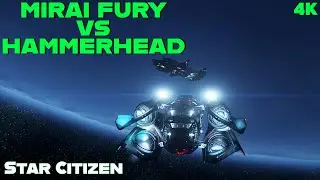 MIRAI FURY can take down The Hammerhead  !? - Star Citizen 3.19 (4K 60FPS)