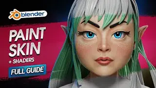 How to Paint Stylized Skin and Create Shaders in Blender