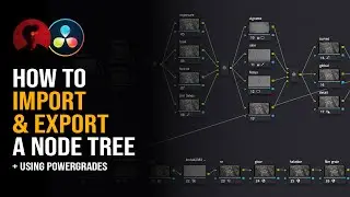 How To Import & Export A Node Tree | DaVinci Resolve Tutorial