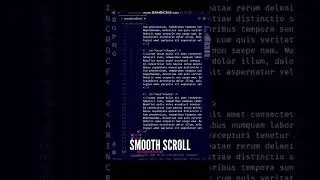 😋😋 Smooth Scroll Behavior using CSS Only / No JavaScript! 