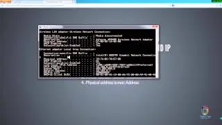 How to find mac address & Ip Address
