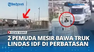 Dua Pemuda Mesir Habisi Tentara Israel di Perbatasan! Bawa Truk hingga Lindas Tubuh IDF