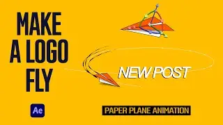 Create a Stunning Paper Plane Logo Animation in After Effects!