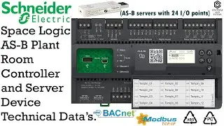 #Schneider Space Logic AS-B Plant Room Controller and Server Device Technical data / #hvac