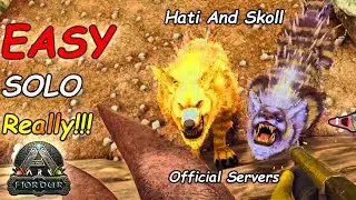 ARK Fjordur | How To KILL Hati And Skoll EASY And SOLO