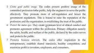 CODES OF ETHICS