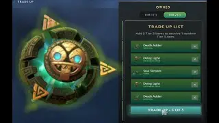 DOTA 2 - I TRIED TRADING UP FOR LEGENDARY ALTAR BALL! (NO GIVEAWAY)